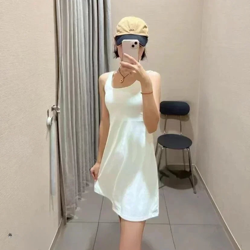 Лимонная женская юбка для йоги теннис тренажерный зал фитнес эластичная