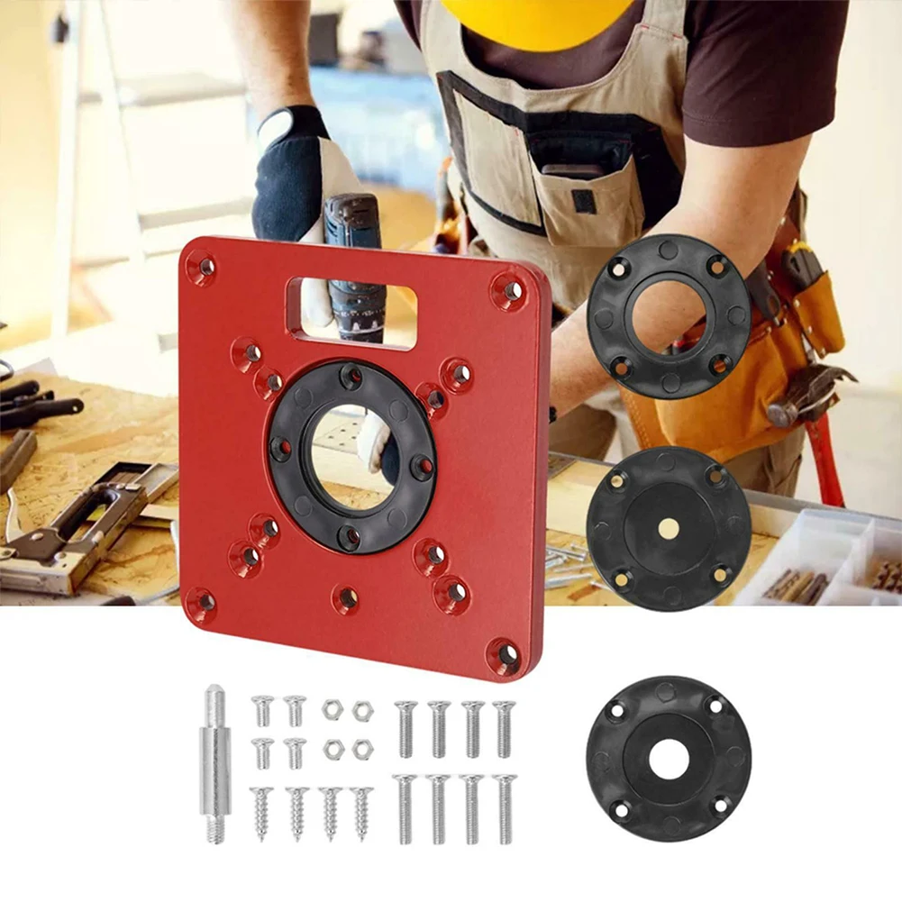 

6pcs Router Table Insert Plate Fixing Screws Cover Plates Woodworking Engraving Machine Flip Board Bakelite Milling Slotting