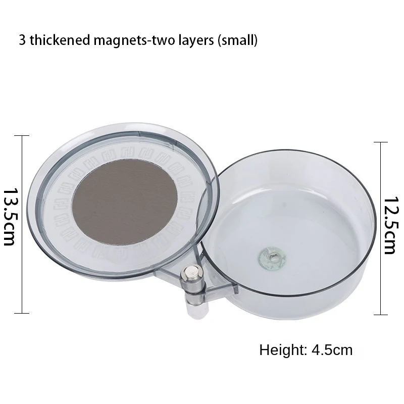 

Convenient Magnetic Bait Tray Sturdy And Durable Bait Basin Multi-angle Pull Bait 360-degree Rotation Storage Box Multi-layer