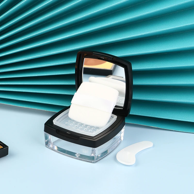 Портативная мини-коробка для пудры 5 г пустое сито горшок рассыпчатой квадратная