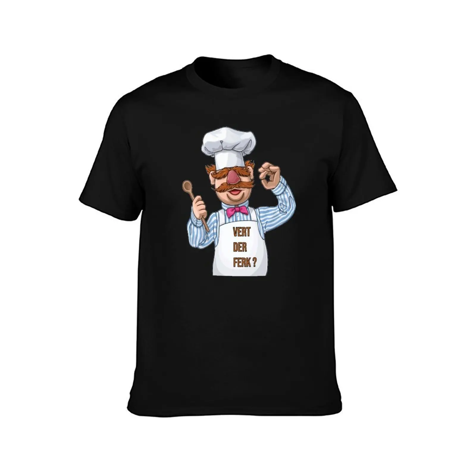 Фото Где же твои ноги? Футболка Swedish Chef Basic Regular Fit, повседневная футболка стандартного кроя №2