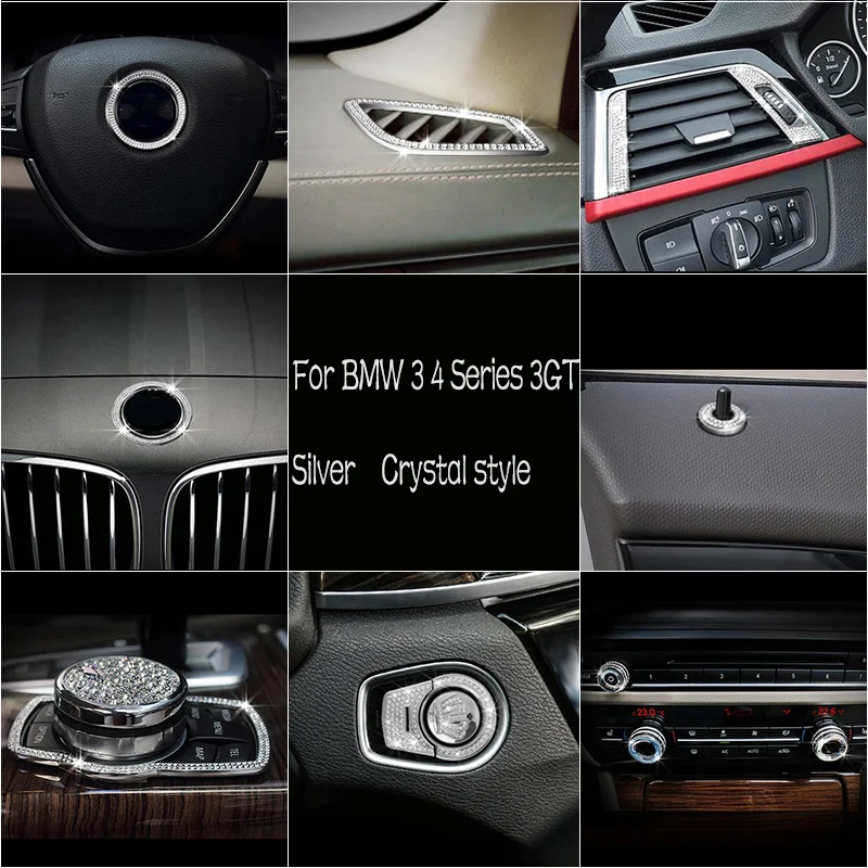 Накладки на выходные отверстия двигателя для BMW 3 4 Series 3GT F34 F30 13-18