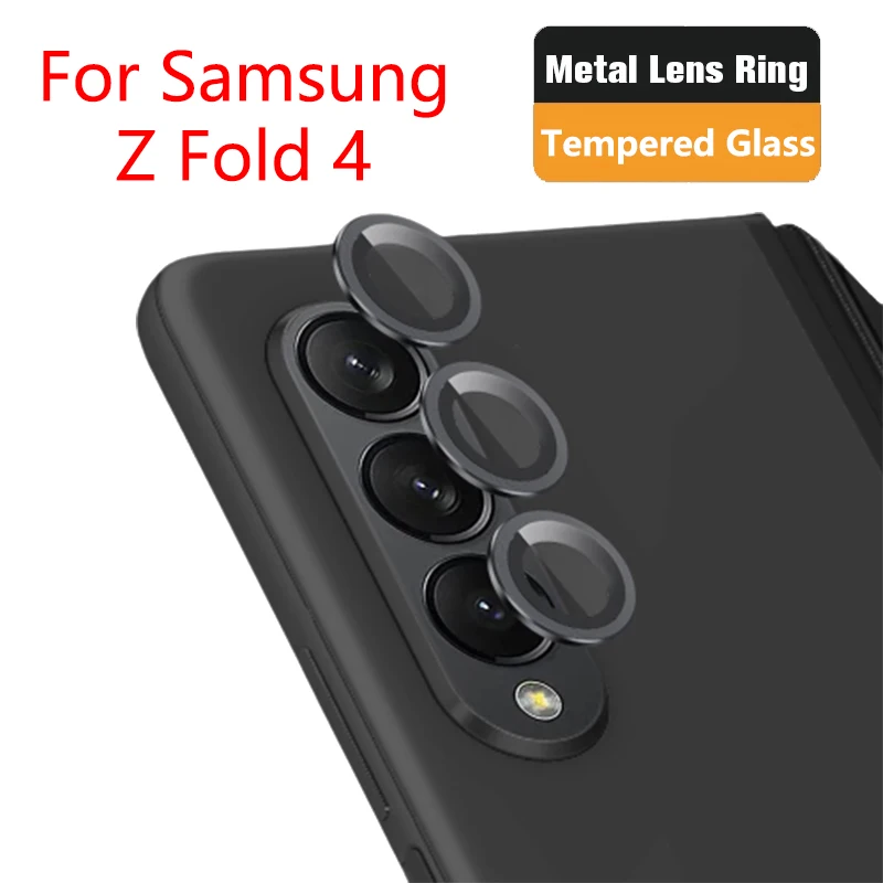 

For Samsung Galaxy Z Fold 4 5G Camera Screen Protector Lens Metal Eagle Eye Tempered Glass Films For Samsung Z Fold4