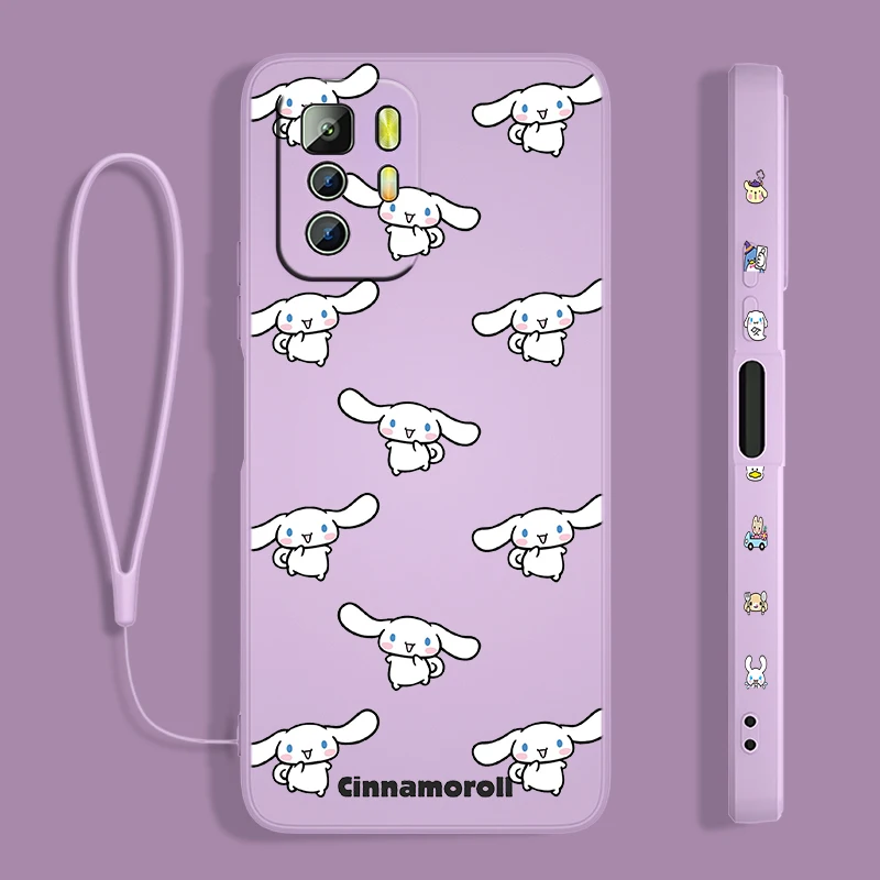 Чехол Sanrio в стиле аниме Cinnamoroll для Xiaomi Redmi Note 11 11S 10 10S 9 9S 9T 8 8T 7 5 Pro 4G |