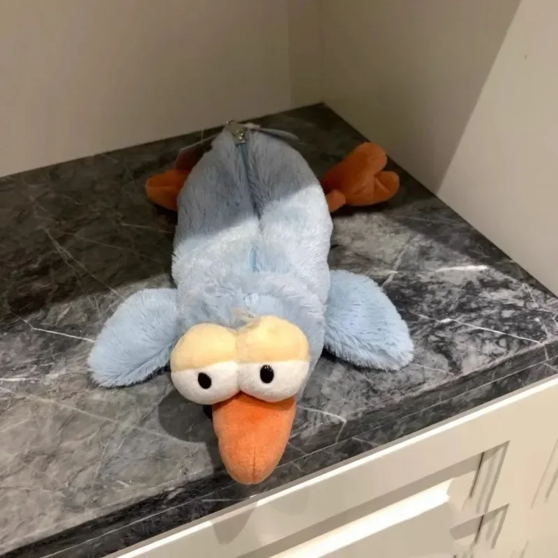 Милый плюшевый пенал с животными мультяшная мягкая байковая кукла сумка для