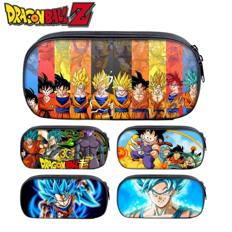 Case Stationery Box Male And Female Students Cartoon Pencil Case Large Capacity Canvas Storage Bag