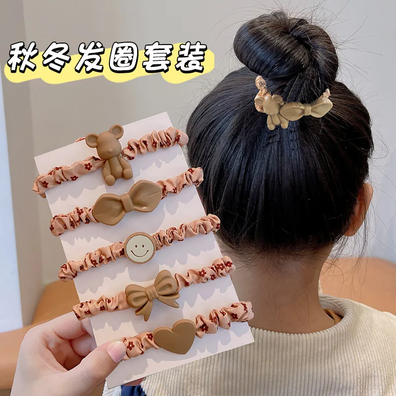 

5 шт., Детские резинки для волос, в Корейском стиле