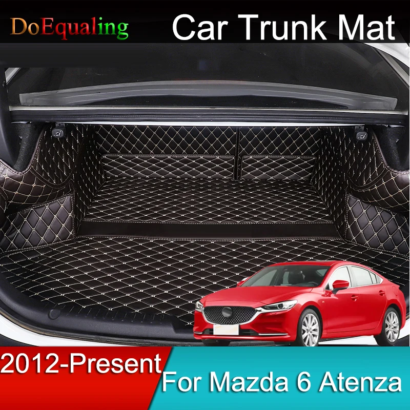 

For Mazda 6 Atenza 2023 Car Mats Trunk Net Accessries Interior Parts Panel Mat Eco Leather 2014 2017 2018 2019 2020 2021 2022