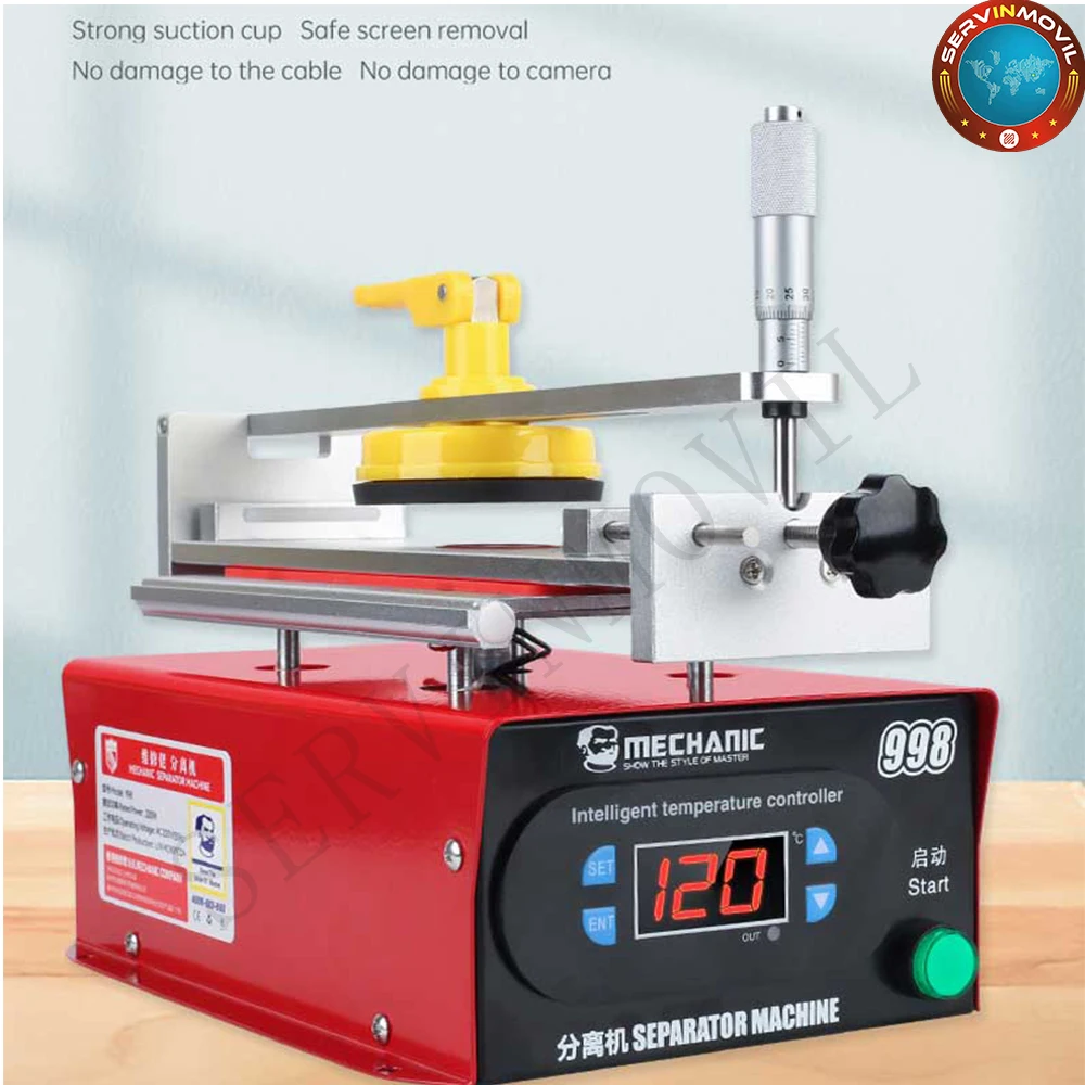 ЖК-сепаратор Mechanic 998 аппарат для ремонта телефонов с сенсорным экраном NP8 экранов