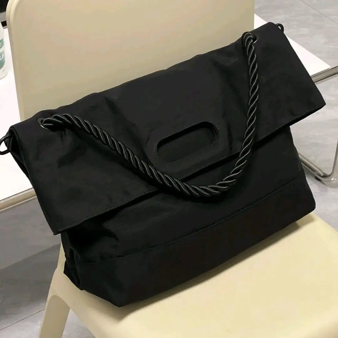 Richme Casual Nylon Women Shoulder Bags Fashion 2023 Solid Large Capacity Ladies Messenger Bag Concise Daily Commute Bolso Mujer