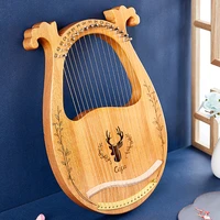 kids mini lyre harp 16 string lyre harp special music instruments portable music box gift intrumentos musicais musical supplies