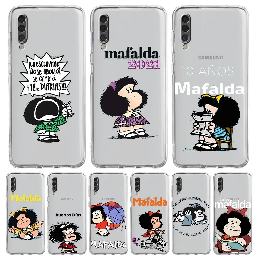 

Чехол для телефона Mafalda для Samsung Galaxy A12 A32 A50 A70 A20E A20S A10S A22 A30 A40 A52S A72 5G A02S