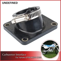 motorcycle carburetor interface rubber carb joint manifold intake adapter for yamaha mx100 1979 1983 dt100 dt125 rt100 parts