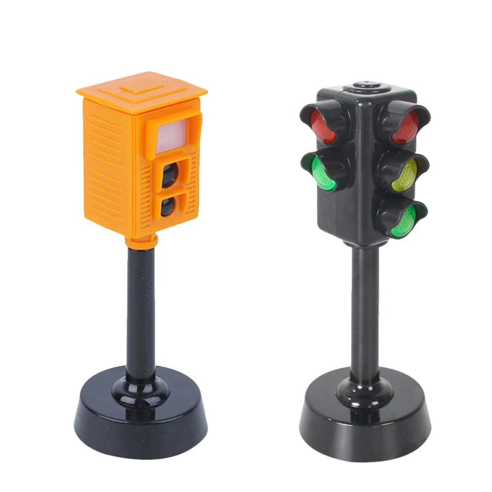 2 шт. светофор детские игрушки знаки мини-дорожная образовательная пластиковая
