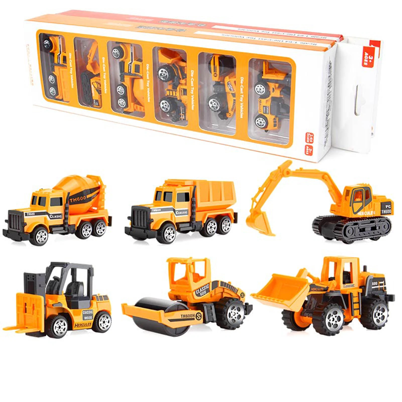 

Alloy Construction Play Vehicles No Burrs and Durable Cars Toys for Boys Girls Interactive Toy