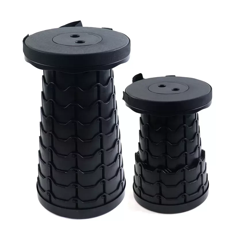 

Folding Stools Camping Retractable Plastic Chair Portable Lightweight Collapsable for Adults Kids Fishing Max Load 330lbs