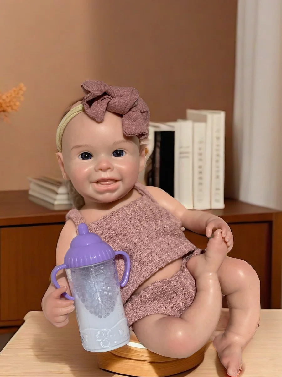 Реалистичная 13-дюймовая кукла реборн силиконовый материал 3D роспись