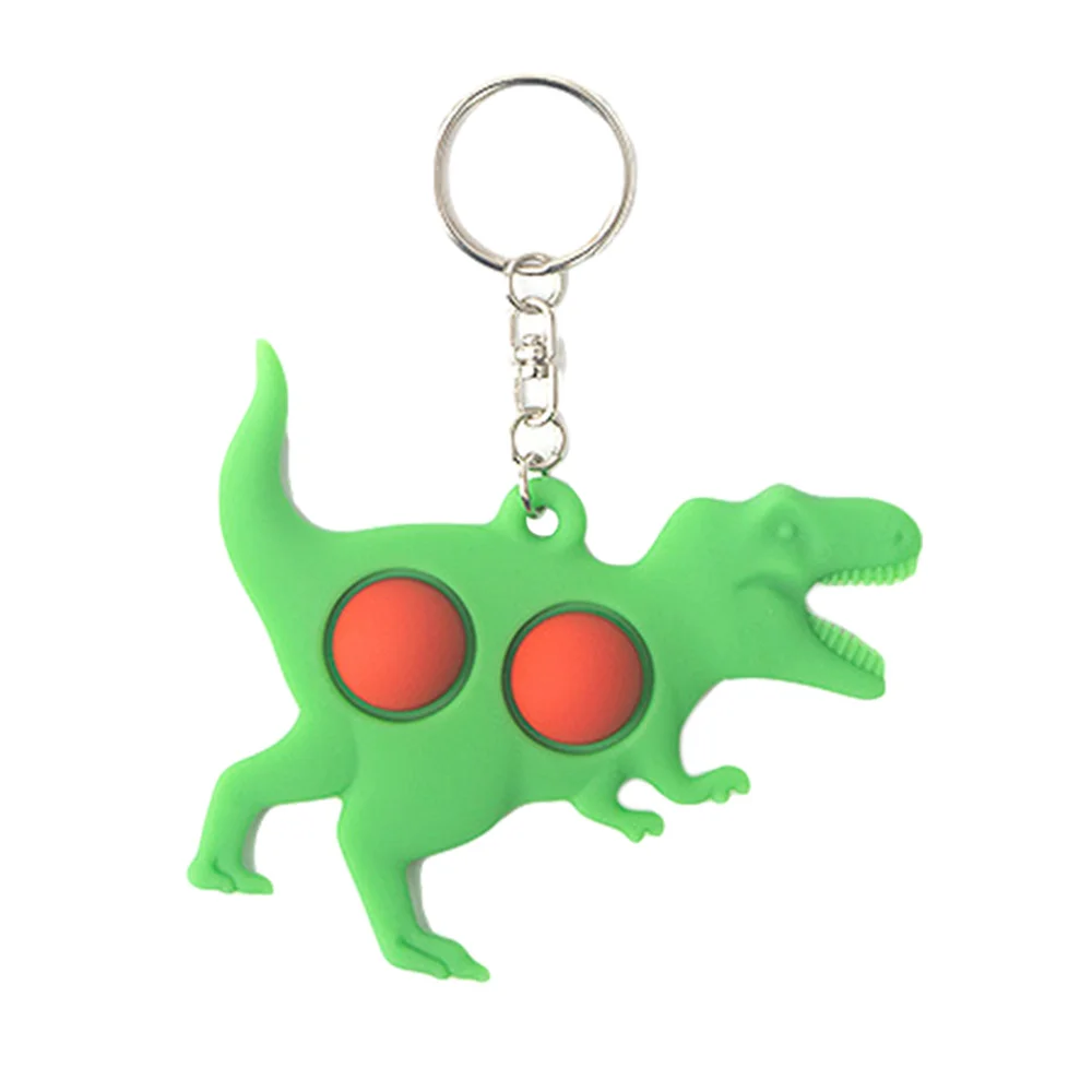 

Animal Series Toy Silicone Tyrannosaurus Dinosaur Ornament Car Key Chain