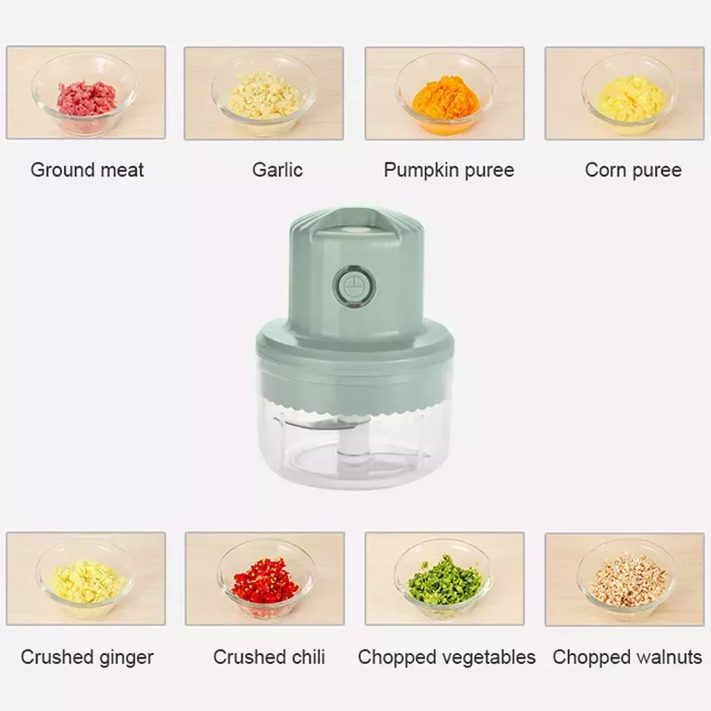 

Беспроводной пресс для чеснока NEW2023, бытовое портативное устройство для чеснока, мини мясорубка, миксер для детского питания, Воздушная фри...