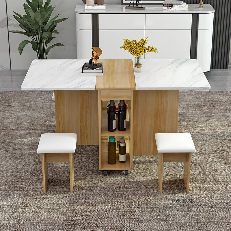 Креативные складные обеденные столы простая мебель для столовой домашний