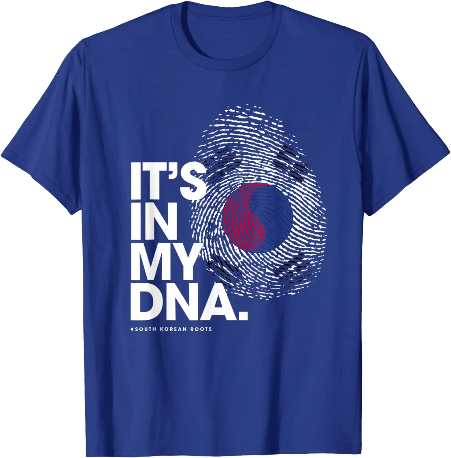 Футболка мужская хлопковая с принтом флага Южной Кореи коротким рукавом