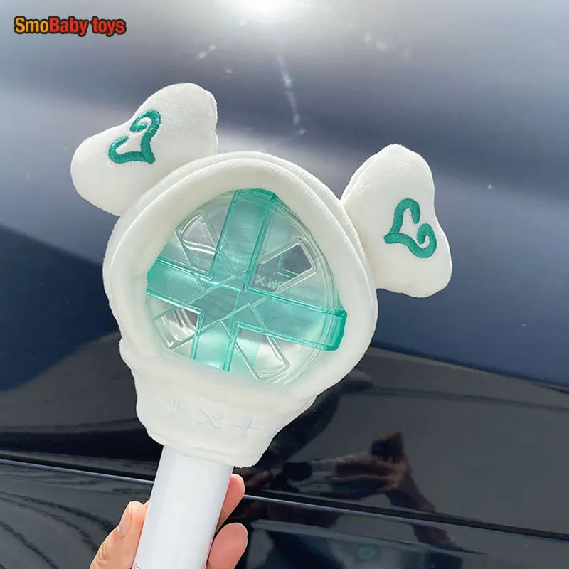 

YeonJun SooBin World Tour ACT Concert Lightstick Decoration Plush Heart Hand Light Protective Sheath Fans Gifts Fan Meeting Item