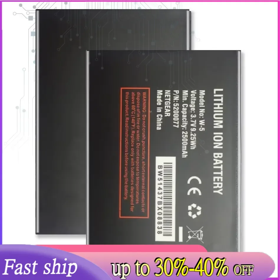 Аккумулятор для Netgear Sierra 770S 771S 790S 782S W5 2500 мАч GUKEEDIANZI