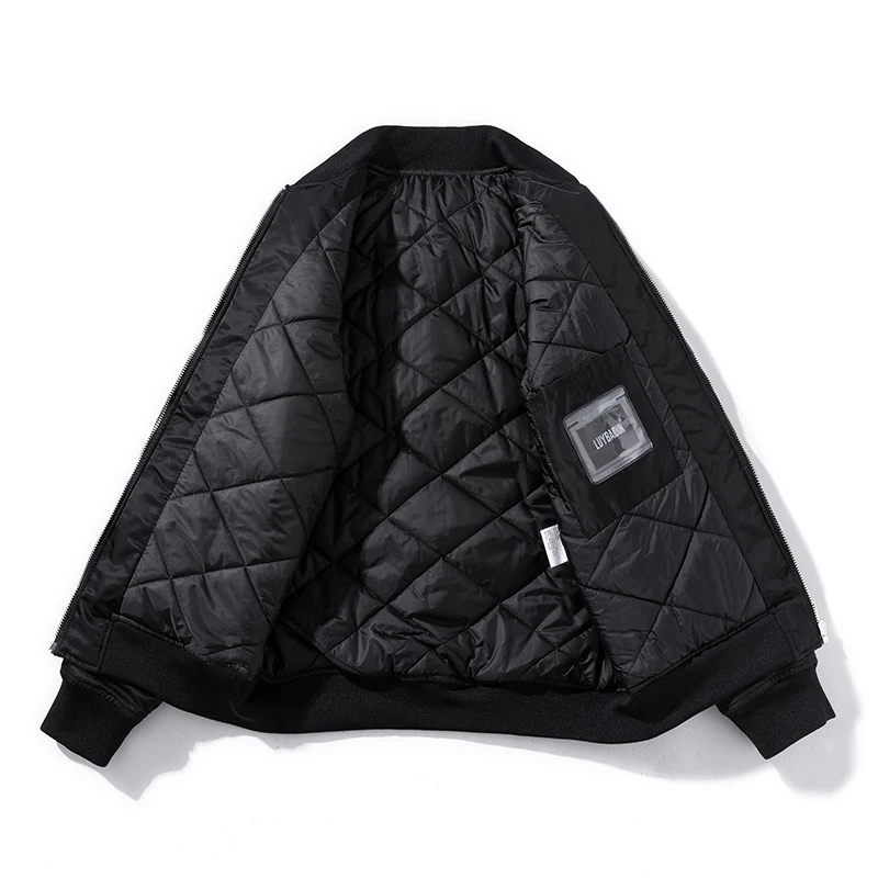 winter jacket men Bomber parkas couple Cotton Thick streetwear Casual Autumn varsity jacket women Stand Collar Military coats