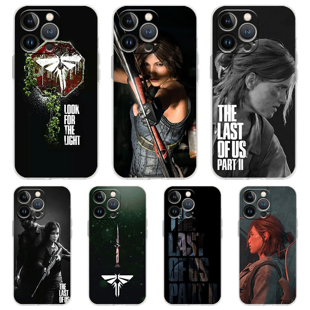 

The Last Of Us Transparent Silicone Phone Case For iPhone 14 13 12 11 Pro Max 8 7 Plus X XS Max XR SE 2020 Luxury Coque Shell