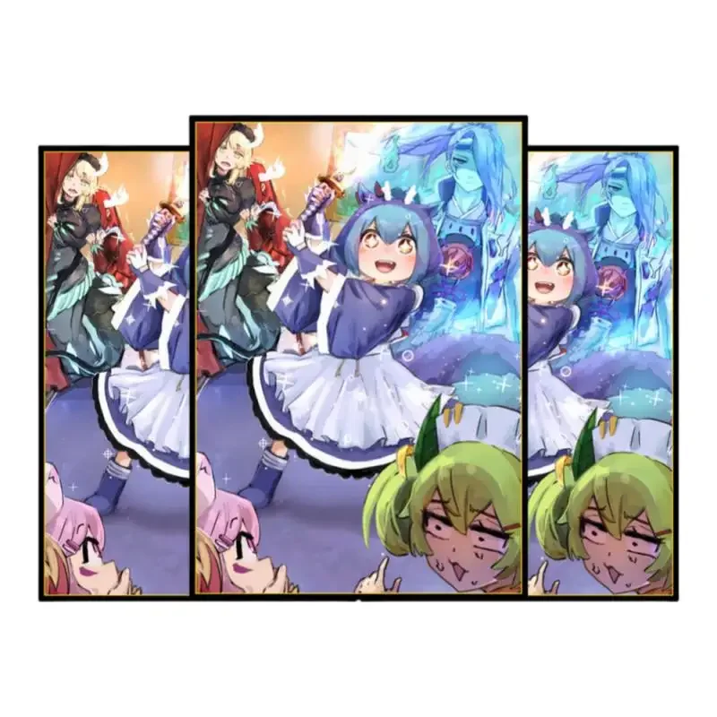 60 шт./компл. рукав для карт Yu Gi Oh стирки карточек Dragonmaid аниме игровые персонажи