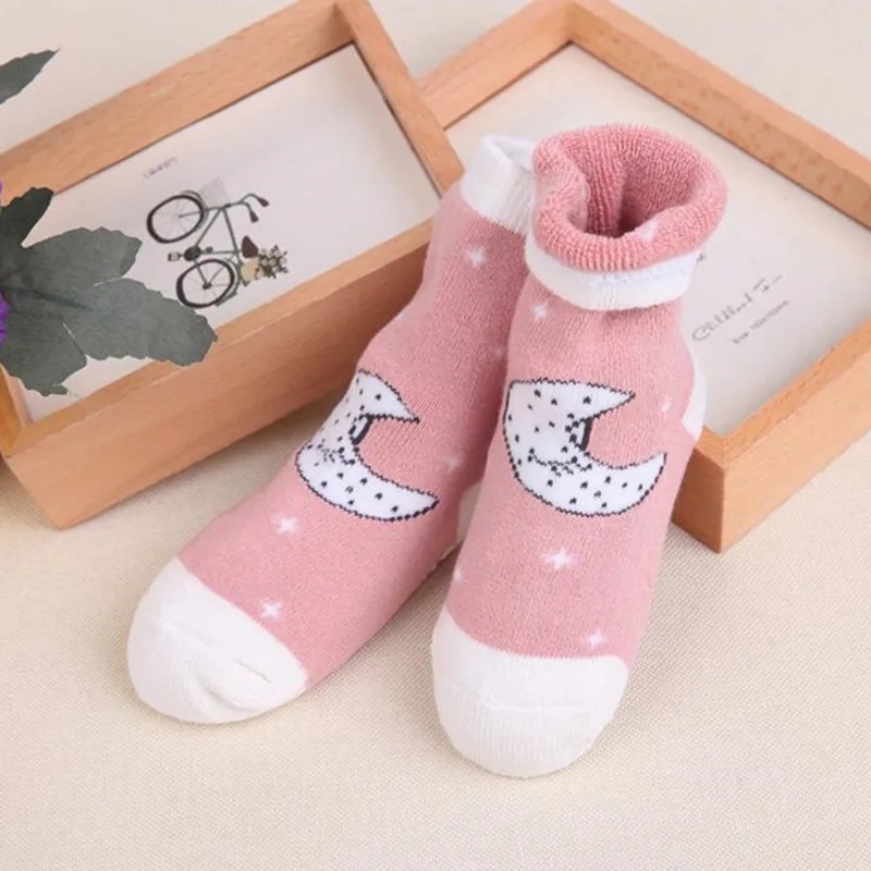 

Children's Socks Baby Girls Boys Print Thick Terry Clothes Newborn Accessories Kids Toddlers Gift Clothes Infant Stuff Winter