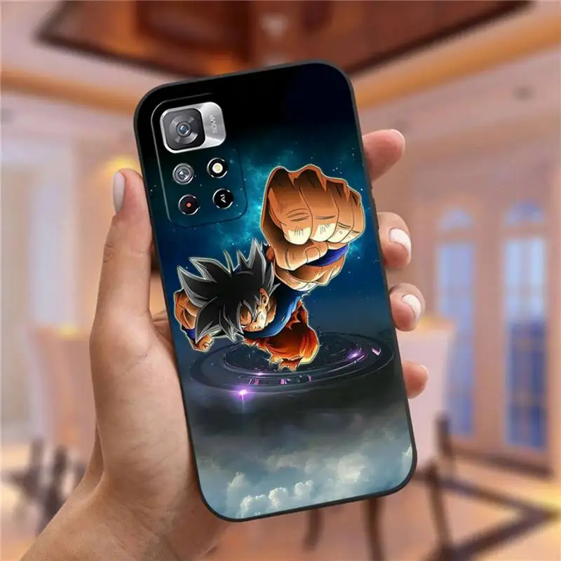 Son Goku Phone Case For Xiaomi Redmi Note 11 8 9 10 6 Pro 10T 9S 8T 7 5A 4 5 Pro Plus Soft Silicone Cover images - 6