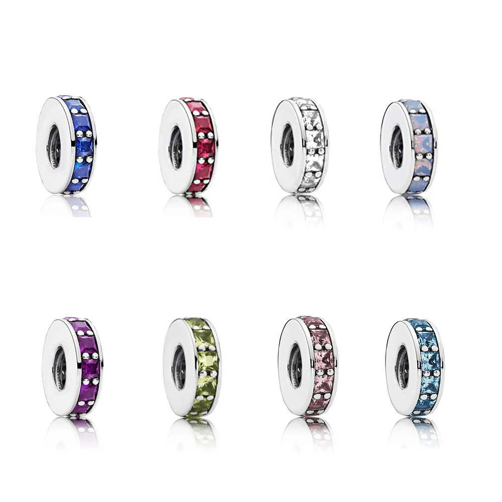 

Fashionable New S925 Sterling Silver 100% High Quality Royal Eternal Spacer Collection Women's Original Diy Versatile Ornaments