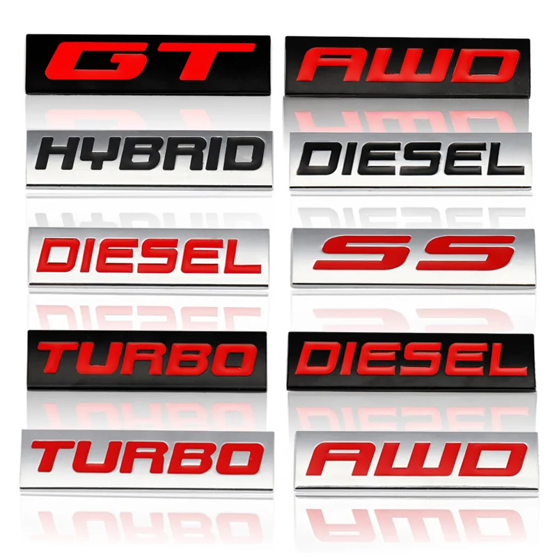Автомобильная наклейка GT AWD Hybrid Diesel SS Turbo логотип эмблема значок наклейки для Benz AMG
