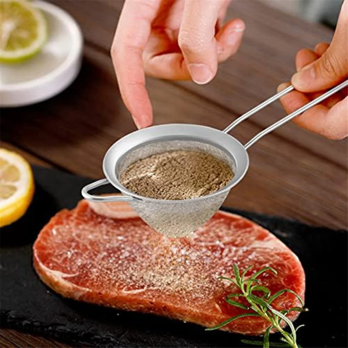 2 шт. ситечко для чая из нержавеющей стали маленькое коническое конусное сетчатое