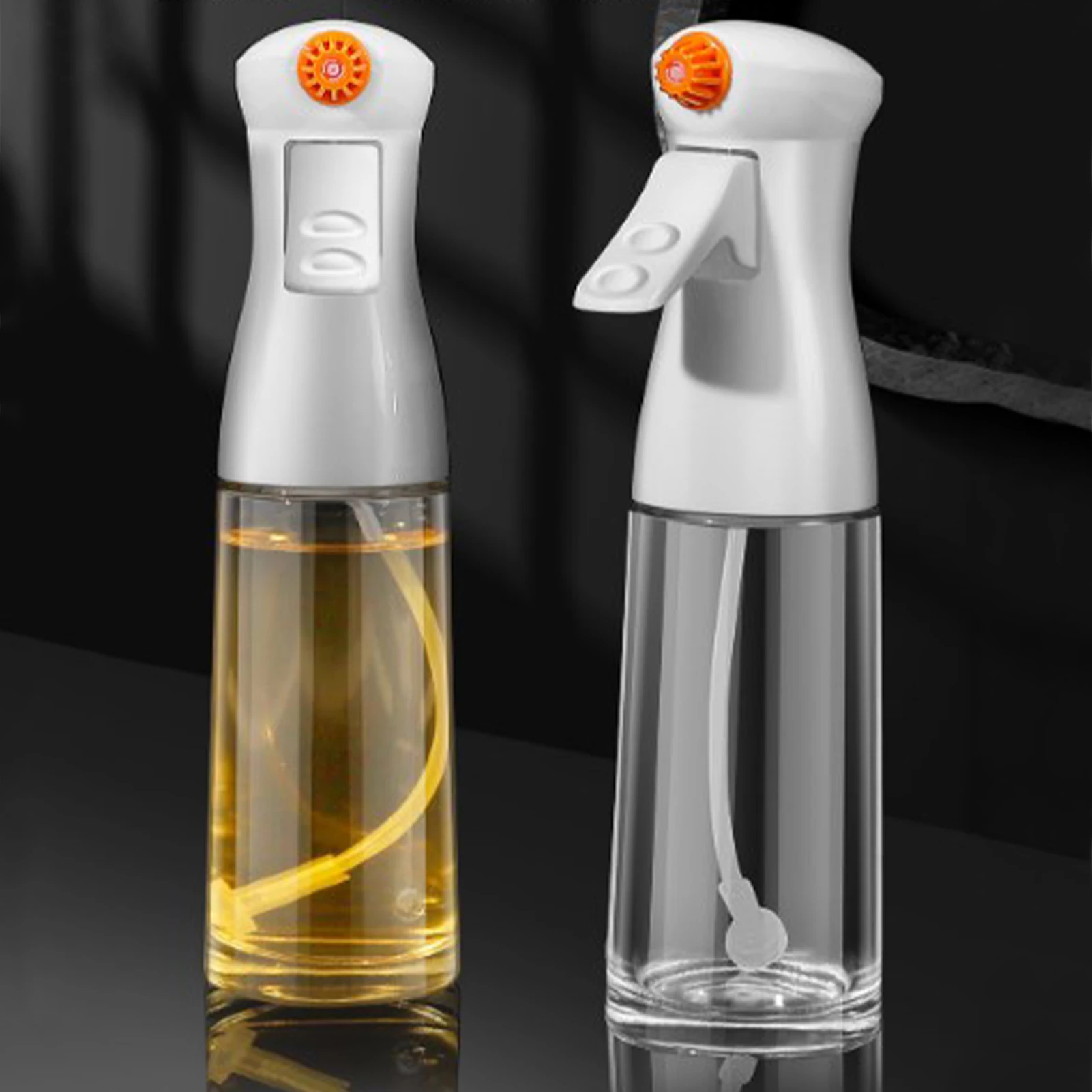 

Olive Oil Sprayer Glass Oil Dispenser Bottle For Kitchen Portable Olive Oil Spritzer No-Drip Kitchen Vinegar Vegetable Oil