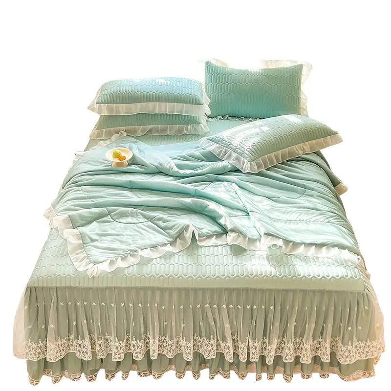 Чехол на юбку из ледяного шелка цельный мягкий коврик для кондиционера комплект