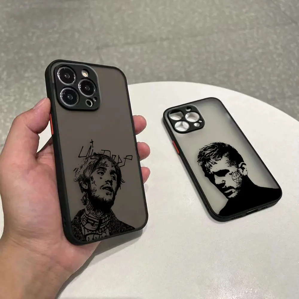 Матовый чехол Cry Baby L-Lil Peep Hell Boy для Samsung A12 A13 A14 A16 A22 A23 A30 A31 A32 A33 A42 A50 A51 A52 A53 A70 A72 A73