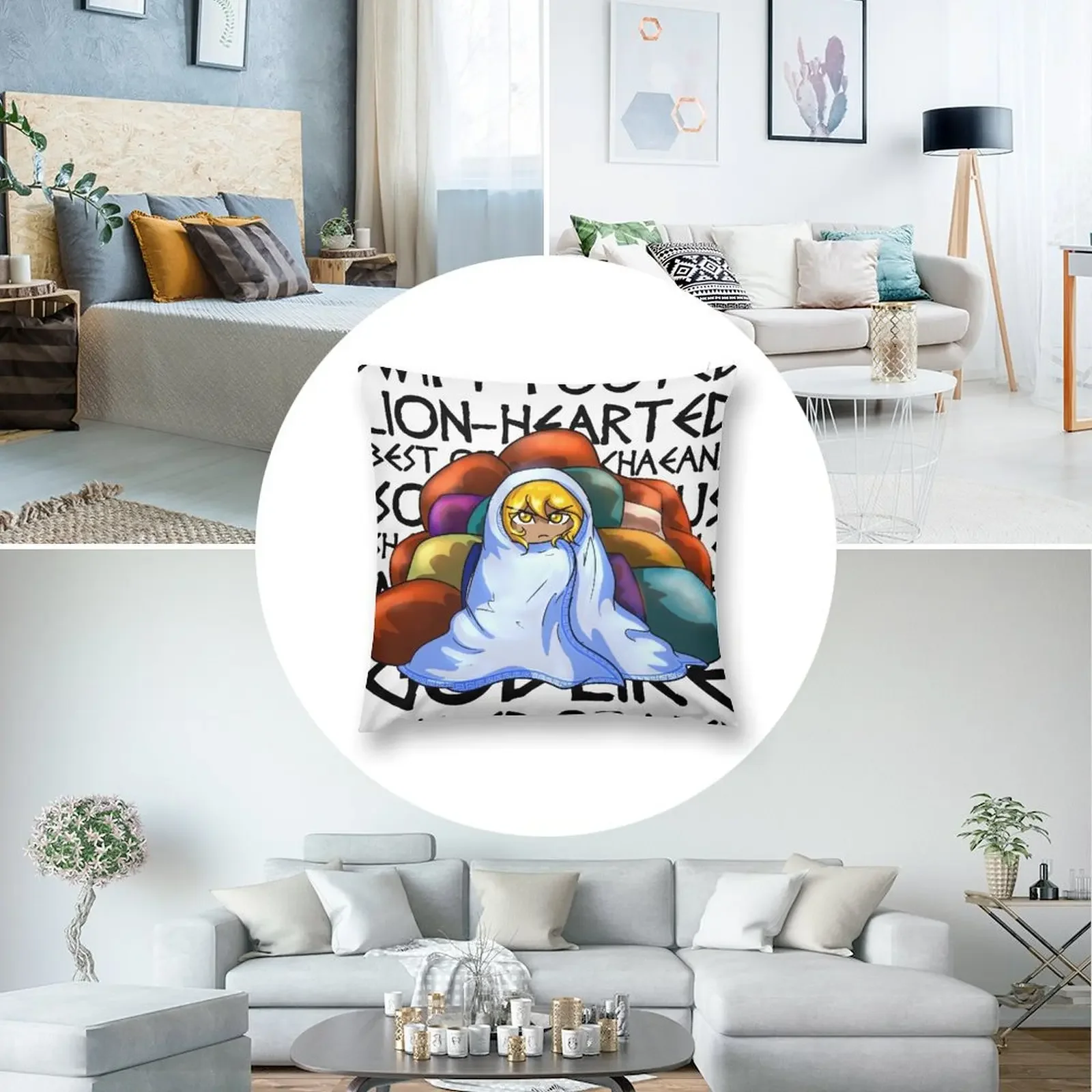 Epithets of Achilles Декоративная подушка Наволочка Рождественские спальные подушки