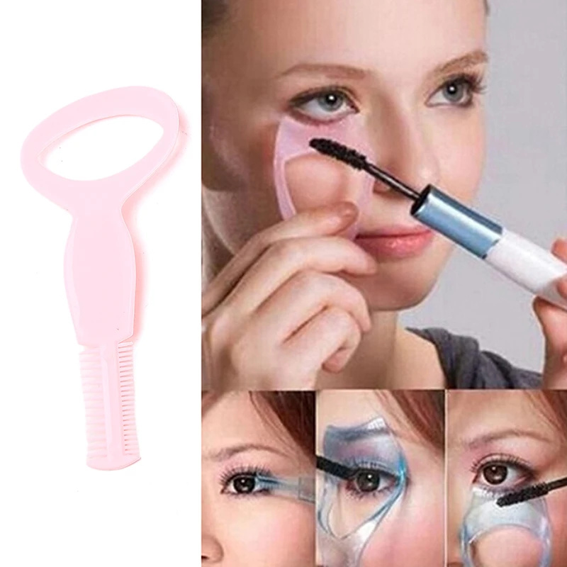 

1pcs 3 In 1 Shield Guide Guard Lash Curler Lashes Cosmetics Curve Applicator Combs Eyelash Curling Comb Makeup Tools Accessorie