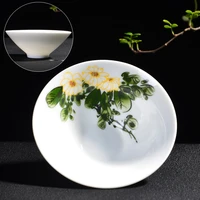 1 hand painted ceramic teacup chinese pattern ceramic teacup kung fu teacup tea set accessories 1 pu er cup set