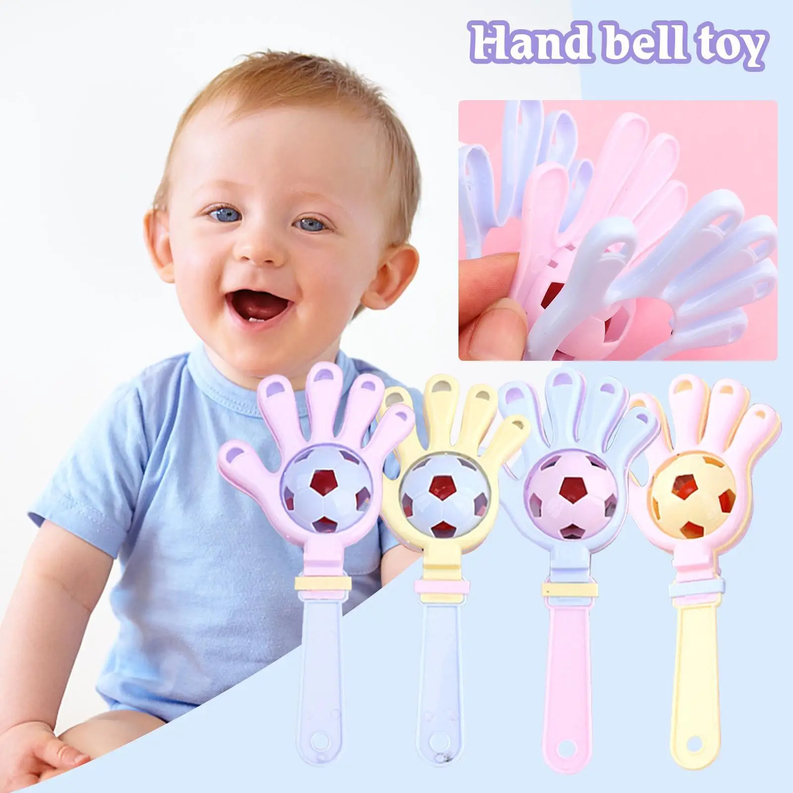 

Baby Rattles Toy Baby Hand Bell Rattles Fitness Cartoon Children's Exercise Toys Early Education Toys Toys