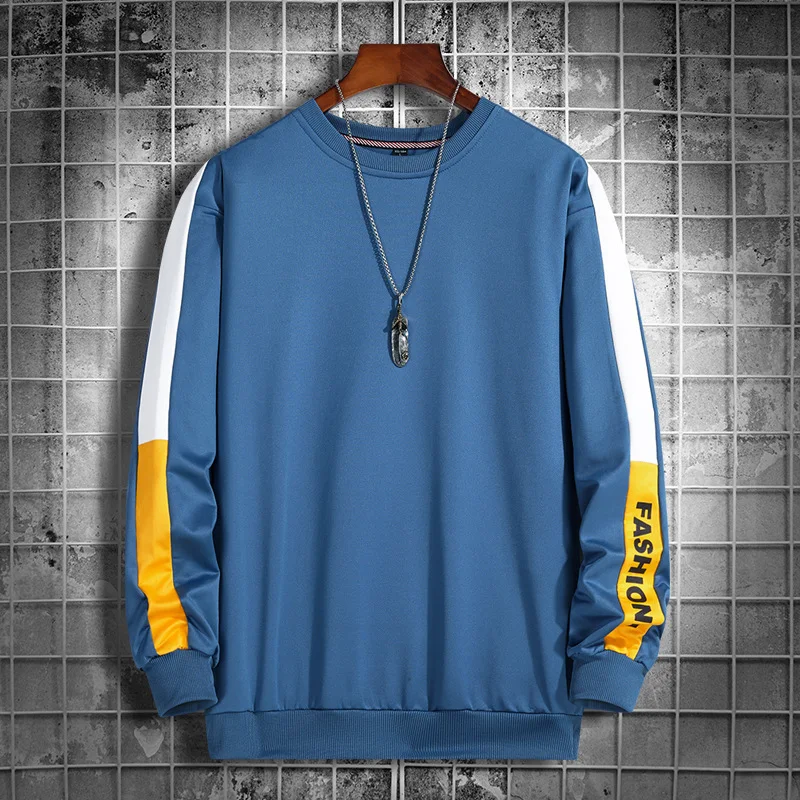 

Новинка Весна-Осень Корейская версия модный свитер с круглым вырезом и длинными рукавами с буквами мужские свободные повседневные Простые ...