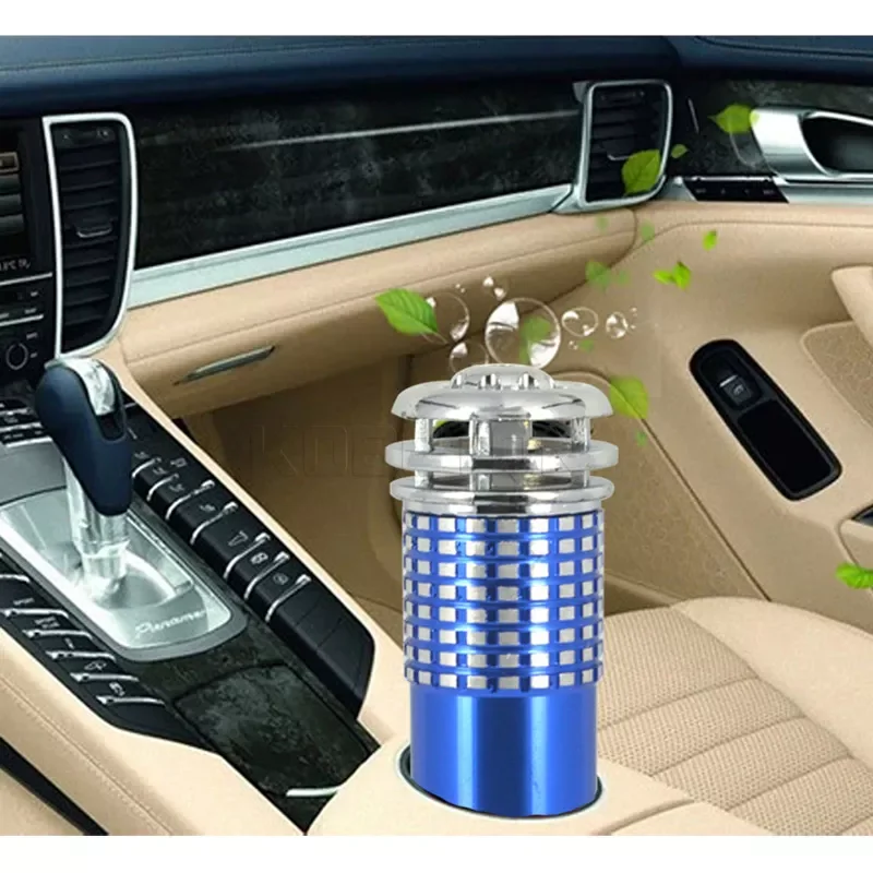 Mini Car Air Purifier 12V 5W Auto Car Fresh Air Ionic Purifier Oxygen Bar Ozone Ionizer Cleaner Auto Car Accessories