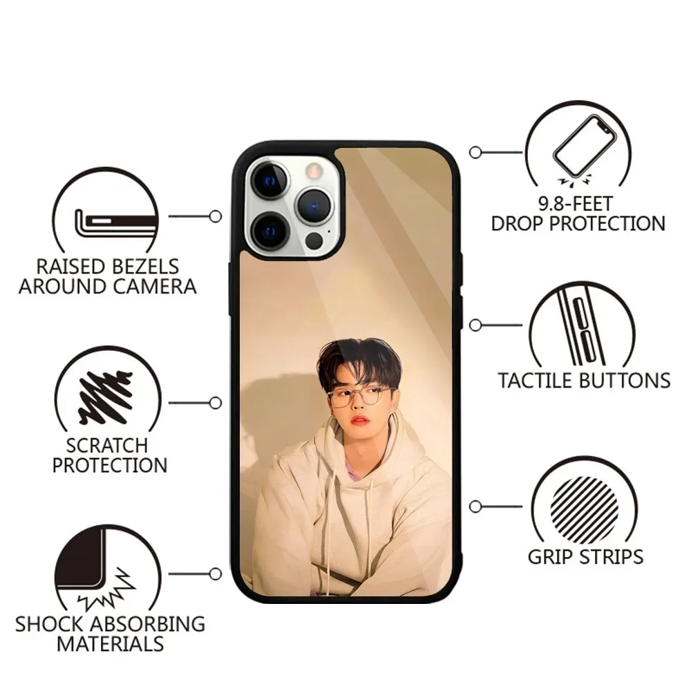 Actor K-Kang S-Song Phone Case For iPhone 16 15 14 13 12 11 Plus Pro Max Mini Magsafe Magnetic Wireless Charging