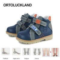 baby boots toddler orthopedic casual shoes for kids boys sports running footwear with orthotic insole