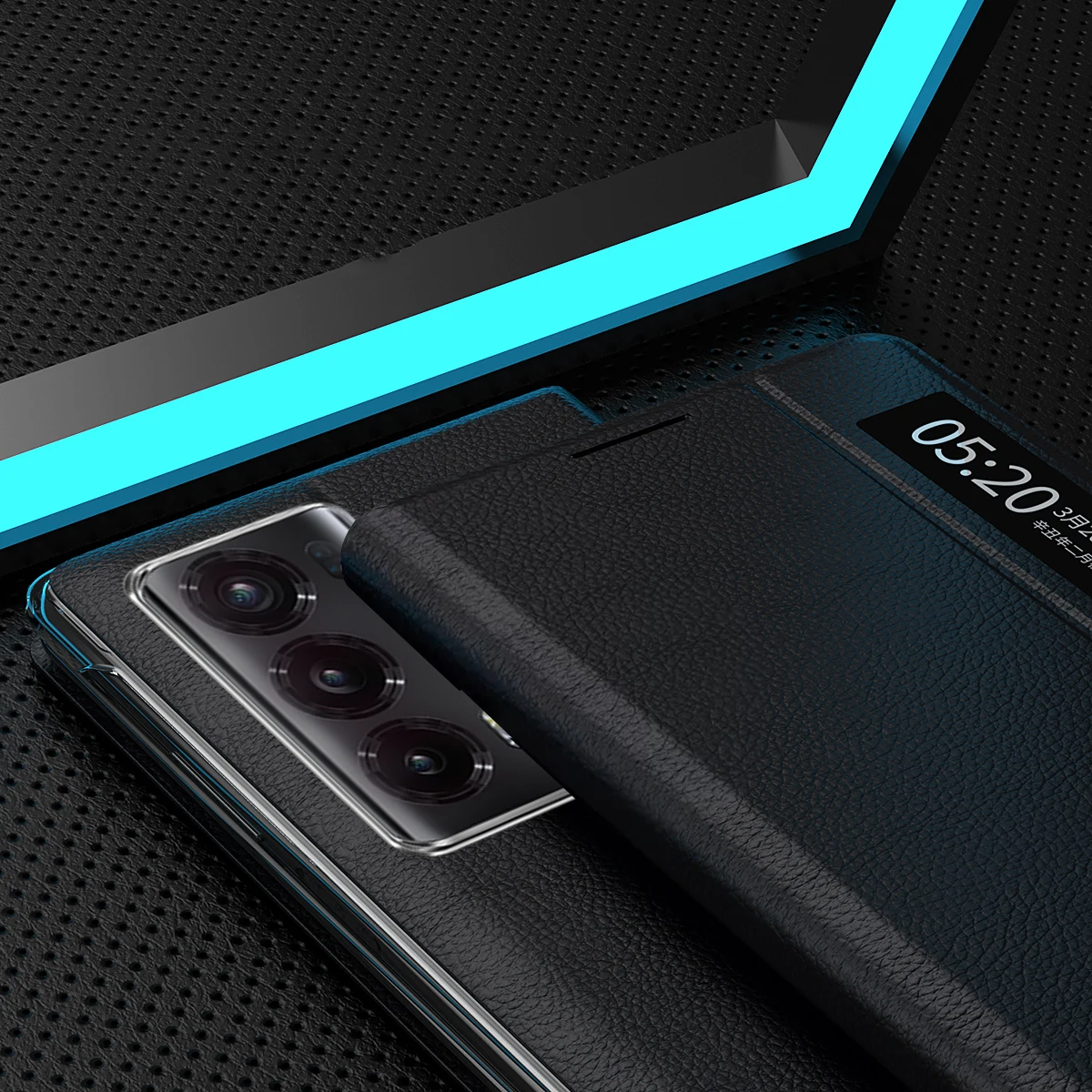 RENGEZ Smart Windows складной чехол для Honor Magic V2 шарнирный защитный кожаный с подставкой в