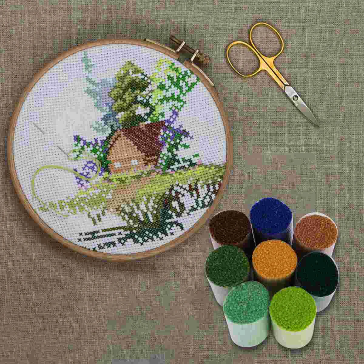 

18pcs Embroidery Floss Cotton Cross Stitch Thread Friendship Bracelets String Crafts Floss ( Blue, Green, Coffee )