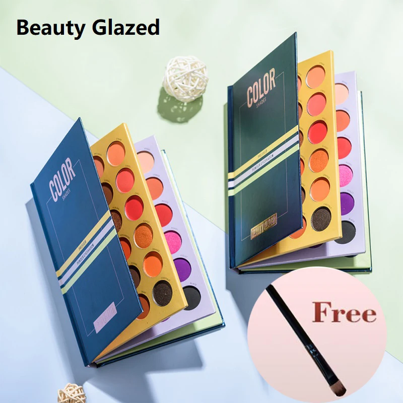 

Beauty Glazed 75/68/48 Color Eye Shadow Palette Multicolor Flash Highlight Cosmetics Eye Shadow Plate Beads Pearlescent