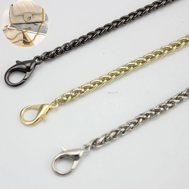 60cm-130cm 5mm High-quality Width 5mm Lantern Chain Metal Belt Chain Hardware Accessories Small Mini Female Bag Special